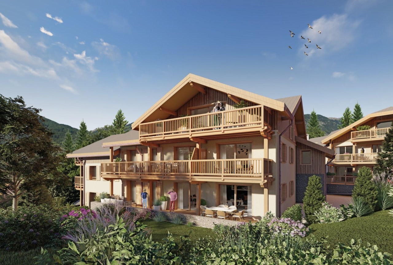 APPARTEMENT T2 NEUF A VENDRE - ST CHAFFREY - 50.14 m2 - 405 130 &euro;