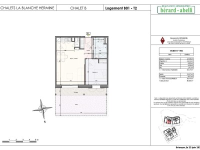 APPARTEMENT T2 NEUF A VENDRE - ST CHAFFREY - 50.14 m2 - 405 130 €