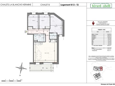 APPARTEMENT T4 NEUF A VENDRE - ST CHAFFREY CHANTEMERLE SERRE CHEVALIER - 83.6 m2 - 698 752 &euro;
